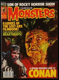 5f1436 FAMOUS MONSTERS OF FILMLAND #179 magazine Nov 1981 Gogos art of Gorgon & Conan the Barbarian!