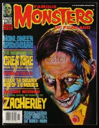 5f1462 FAMOUS MONSTERS OF FILMLAND #228 magazine October/November 1999 Arlis Cagney art of Zacherley!