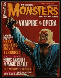 5f1344 FAMOUS MONSTERS OF FILMLAND #46 magazine September 1967 Curse of the Werewolf cover art!