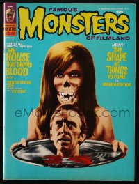 5f1371 FAMOUS MONSTERS OF FILMLAND #86 magazine Sep 1971 Christopher Lee in House That Dripped Blood!
