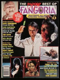 5f0697 FANGORIA magazine 1986 The Bloody Best featuring Cronenberg, Carpenter, Savini, De Palma!