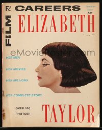 5f0706 FILM CAREERS vol 1 no 1 magazine Fall 1963 Elizabeth Taylor's men, movies & millions!