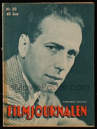 5f0512 FILMJOURNALEN Swedish magazine May 14, 1944 great cover portrait of Humphrey Bogart!