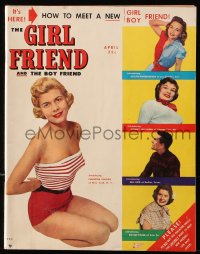 5f0721 GIRLFRIEND & THE BOYFRIEND vol 1 no 1 magazine April 1951 do not buy unless you want to meet!