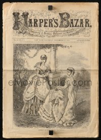 5f0727 HARPER'S BAZAAR magazine September 19, 1868 a repository of fashion, pleasure & instruction!