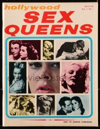 5f0740 HOLLYWOOD SEX QUEENS vol 1 no 1 magazine 1966 Jean Harlow, Rita Haywroth, Theda Bara & more!