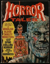 5f0743 HORROR TALES magazine November 1970 filled with great monster images & comic strips!