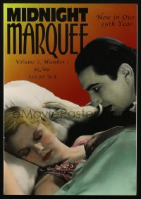 5f1504 MIDNIGHT MARQUEE vol 2 no 1 magazine 2002 Bela Lugosi in Tod Browning's Dracula on the cover!
