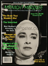 5f1494 MIDNIGHT MARQUEE #53 magazine Summer 1997 severed head from The Brain That Wouldn't Die!