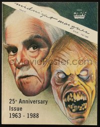 5f1482 MIDNIGHT MARQUEE #37 magazine Fall 1988 Karloff & Evil Dead by Nelson, 208 page anniversary issue!