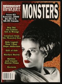 5f1502 MIDNIGHT MARQUEE #63 magazine Summer 2000 Elsa Lanchester in The Bride of Frankenstein!