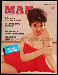 5f1220 MODERN MAN magazine August 1959 The Adult Pictures Magazine, sexy images & articles inside!