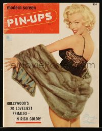 5f0783 MODERN SCREEN PIN-UPS vol 1 no 1 magazine 1955 loveliest females, including Marilyn Monroe!