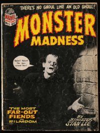 5f0786 MONSTER MADNESS vol 1 no 1 magazine 1972 Stan Lee, classic horror scenes with wacky captions!