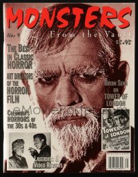 5f1511 MONSTERS FROM THE VAULT vol 2 no 4 magazine Spring 1997 lots of Boris Karloff, Tower of London