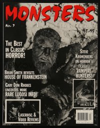 5f1514 MONSTERS FROM THE VAULT vol 3 no 7 magazine Fall 1998 Wolf Man Chaney in House of Frankenstein!