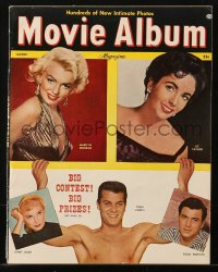 5f0809 MOVIE ALBUM magazine Summer 1956 Marilyn Monroe, Liz Taylor, Tony Curtis, Janet Leigh, Rock!