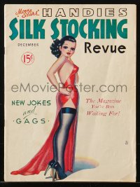 5f0828 MOVIE STARS HANDIES vol 1 no 2 magazine December 1936 sexy Enoch Bolles art on the cover!