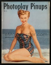 5f0863 PHOTOPLAY PINUPS #2 magazine 1952 full-page full-color portraits including Marilyn Monroe!