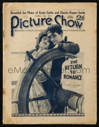 5f0599 PICTURE SHOW English magazine April 7, 1928 Ramon Novarro & Joan Crawford in Return to Romance!