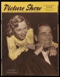5f0604 PICTURE SHOW English magazine Apr 8, 1950 Humphrey Bogart & Eleanor Parker in Chain Lightning
