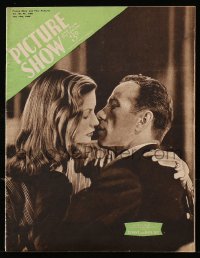 5f0603 PICTURE SHOW English magazine July 14, 1945 Humphrey Bogart & Bacall in To Have and Have Not!