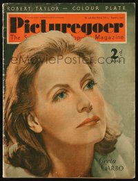 5f0607 PICTUREGOER English magazine August 5, 1939 On the Set With Greta Garbo!
