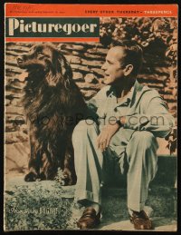 5f0609 PICTUREGOER English magazine September 16, 1944 Humphrey Bogart with his dog!