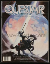 5f0888 QUESTAR magazine October 1980 great Frank Frazetta cover art & inside story!