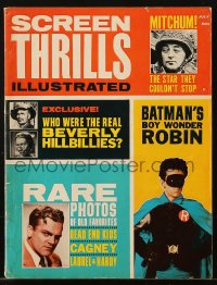 5f1251 SCREEN THRILLS ILLUSTRATED magazine July 1963 James Cagney, Beverly Hillbillies, Batman!