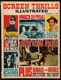 5f1252 SCREEN THRILLS ILLUSTRATED magazine October 1963 Phantom, Charlie Chan, Red Skelton & more!