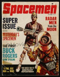 5f0947 SPACEMEN #5 magazine October 1962 First Buck Rogers on Film, Radar Men from the Moon & more!
