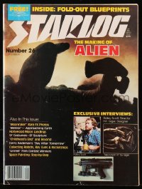 5f0959 STARLOG magazine September 1979 The Making of Alien, includes fold-out blueprints!