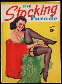 5f0960 STOCKING PARADE magazine May 1938 sexy cover art + great images & articles inside!