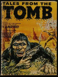 5f0964 TALES FROM THE TOMB magazine April 1971 filled with great monster images & comic strips!