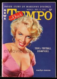 5f0965 TEMPO digest magazine November 8, 1954 the inside story of Marilyn Monroe's divorce!