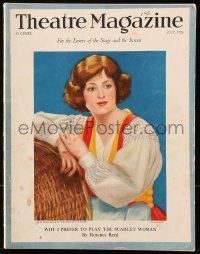 5f0973 THEATRE MAGAZINE magazine July 1926 Ira L. Hill art of Tessa Kosta in The Song of the Flame!