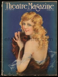 5f0970 THEATRE MAGAZINE magazine October 1918 cover art of sexy Marilynn Miller by Hamilton King!
