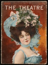 5f0969 THEATRE magazine September 1907 great cover portrait of Miss Anna Held, The Parisian Model!