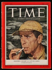 5f0979 TIME magazine June 7, 1954 great cover art of Humphrey Bogart by Ernest Hamlin Baker!