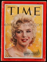5f0980 TIME magazine May 14, 1956 cover art of sexy Marilyn Monroe by Boris Chaliapin + articles!