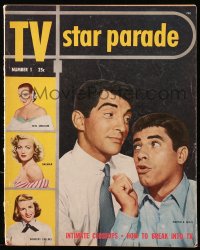 5f0990 TV STAR PARADE vol 1 no 1 magazine Fall 1951 Dean Martin & Jerry Lewis on the cover!