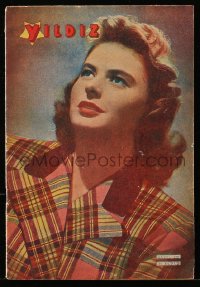 5f0515 YILDIZ Turkish magazine April 1, 1946 great cover portrait of Ingrid Bergman!