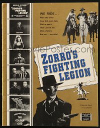 5f1012 ZORRO'S FIGHTING LEGION magazine 1970s great images from the masked hero Republic serial!
