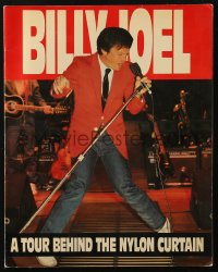 5f0354 BILLY JOEL music concert souvenir program book 1982 a tour behind The Nylon Curtain!
