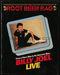5f0355 BILLY JOEL music concert souvenir program book 1984 The Root Beer Rag tour!