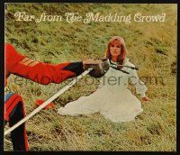 5f0382 FAR FROM THE MADDING CROWD souvenir program book 1968 Julie Christie, Stamp, John Schlesinger