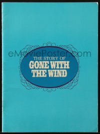 5f0393 GONE WITH THE WIND souvenir program book R1967 the story behind the most classic movie!