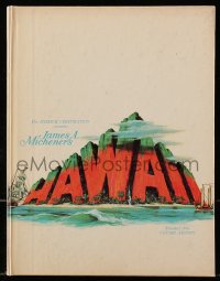 5f0405 HAWAII hardcover souvenir program book 1966 Julie Andrews, written by James A. Michener!