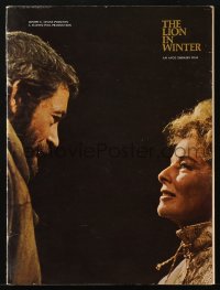 5f0420 LION IN WINTER souvenir program book 1968 Katharine Hepburn, Peter O'Toole as Henry II!